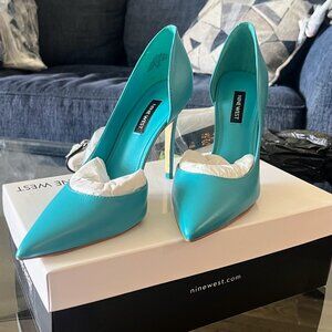 Folowe Nine West d'Orsay Pumps Teal (Medium Blue)